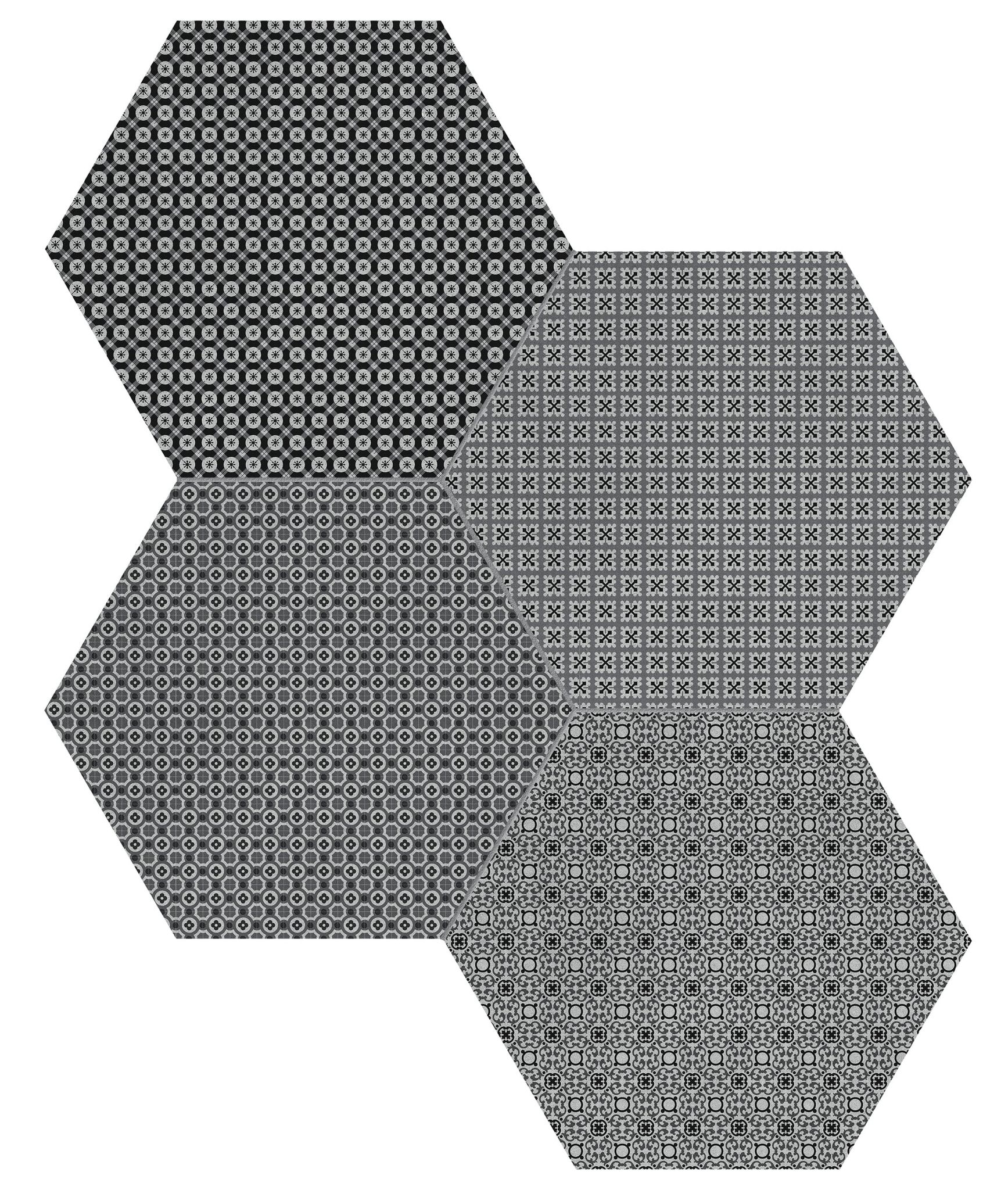 Tapestri 8.5 Silk Blend Hexagon | Roma Tile NY