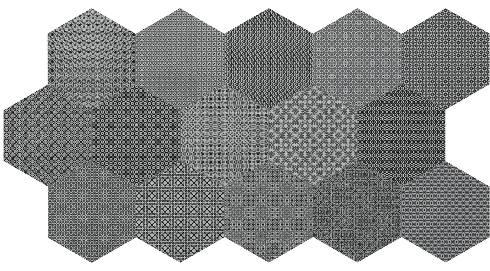 Tapestri 8.5 Silk Blend Hexagon | Roma Tile NY